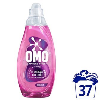 Omo Express Fresh Capcanlı Renkler 37 Yıkama Renkli Ve Siyahlar Sıvı Deterjanı 1480 ml
