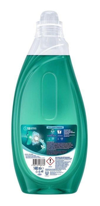 Omo Express Fresh Kötü Koku Karşıtı 37 Yıkama Beyaz Ve Renkliler Sıvı Deterjanı 4 x 1480 ml