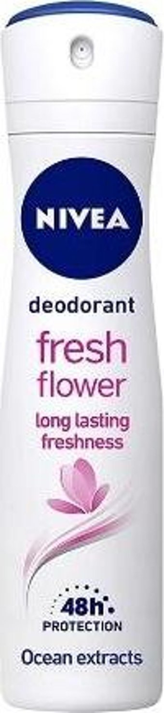 Nivea Women Fresh Flower Pudralı Ter Önleyici Sprey Kadın Deodorant 4x150 ml