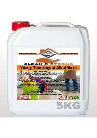 Clean & Strong Alkol Bazlı Yüzey Temizleyici 5 kg