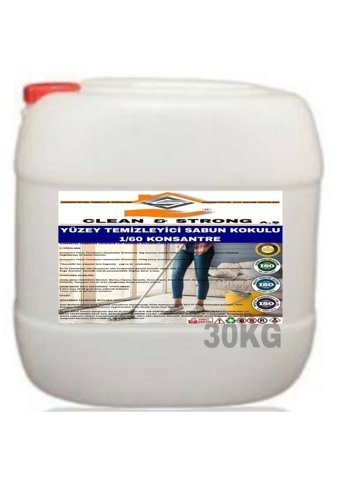 Clean & Strong Sabun Kokulu Yüzey Temizleyici 30 kg