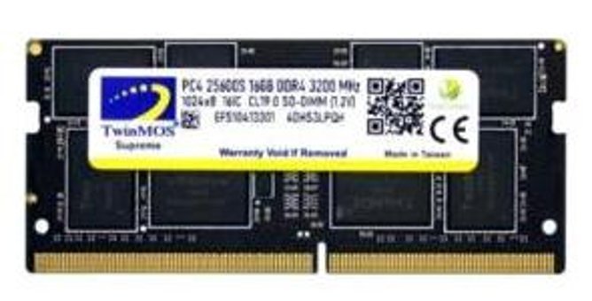 TwinMOS MDD416GB3200N 2 GB DDR4 1x2 3200 MHz Ram