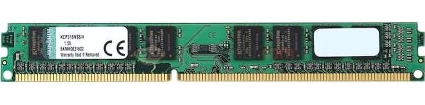Kingston KCP316NS8/4 4 GB DDR3 1x4 1600 MHz Ram