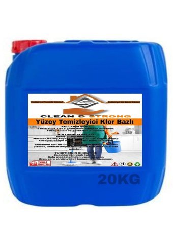 Clean & Strong Klor Bazlı Yüzey Temizleyici 20 kg