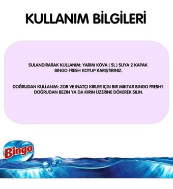 Bingo Lavanta Kokulu Yüzey Temizleyici 5 lt