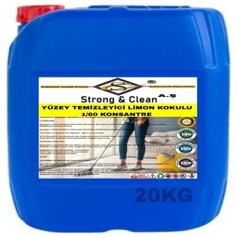 Strong&Clean Limon Kokulu Yüzey Temizleyici 20 kg