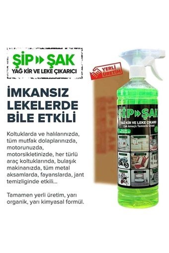Şipşak Yağ Kir Leke Çıkarıcı Yüzey Temizleyici 500 ml