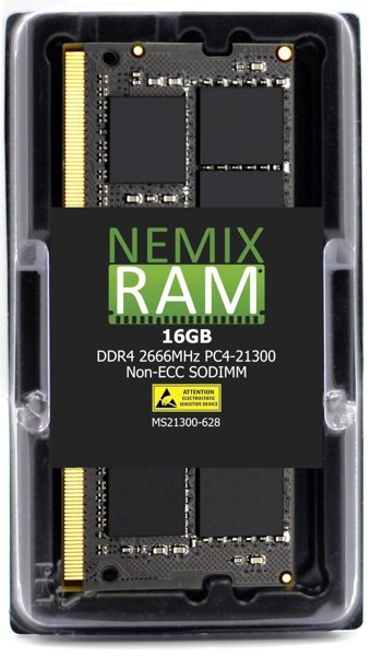 Nemix RAM-16GDR4T0-SO-2666 16 GB DDR4 1x16 2666 MHz Ram