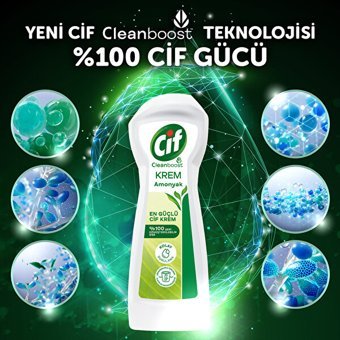 Cif Krem Amonyaklı Yüzey Temizleyici 750 ml