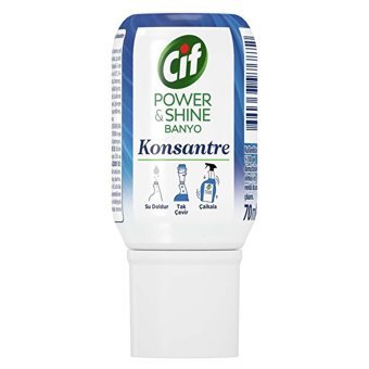 Cif Power & Shine Banyo Konsantre Yüzey Temizleyici 70 ml