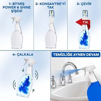 Cif Power & Shine Banyo Konsantre Yüzey Temizleyici 70 ml