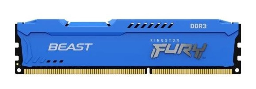 Kingston Fury BeastKF316C10B/8 8 GB DDR3 1x8 1600 MHz Ram