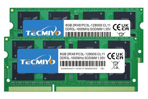TECMIYO 16 GB DDR3 2x8 1600 MHz Ram