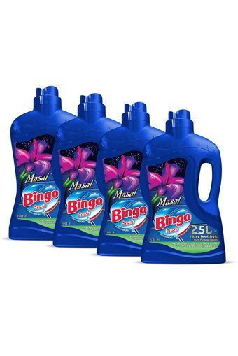 Bingo Masal Fresh Kokulu Yüzey Temizleyici 4x2.5 lt