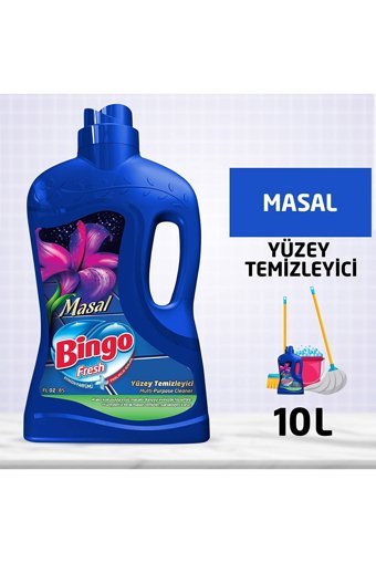 Bingo Masal Fresh Kokulu Yüzey Temizleyici 4x2.5 lt