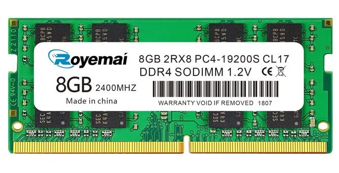 Duomeiqi 8 GB DDR4 1x8 2400 MHz Ram