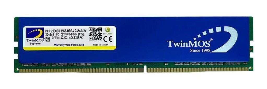 TwinMOS MDD416GB2666D 16 GB DDR4 2x8 2666 MHz Ram