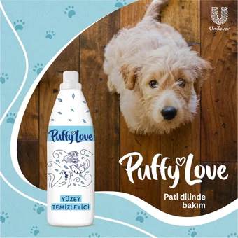 Puffy Love Hayvan Dostu Yüzey Temizleyici Yüzey Temizleyici 900 ml