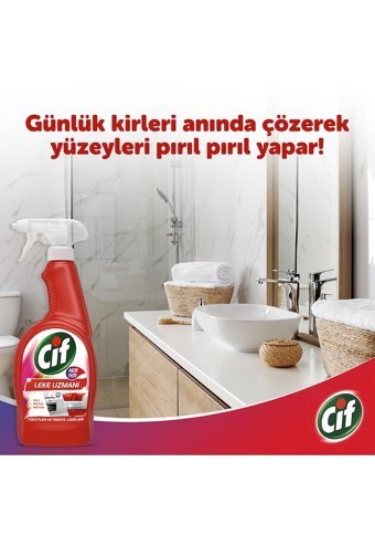 Cif Leke Uzmanı Sprey Yüzey Temizleyici 2x750 ml