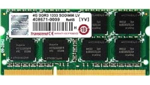 Transcend TS512MSK64V1N 4 GB DDR3 1x4 1066 MHz Ram