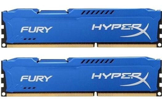 Kingston Hyperx Fury Blue HX316C10FK2 8 GB DDR3 1x8 1600 MHz Ram