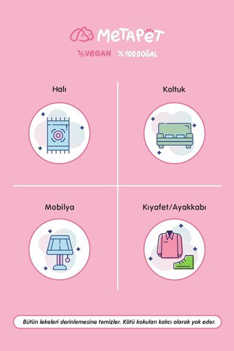 Metapet Bebek Pudralı Kokulu Yüzey Temizleyici 500 ml