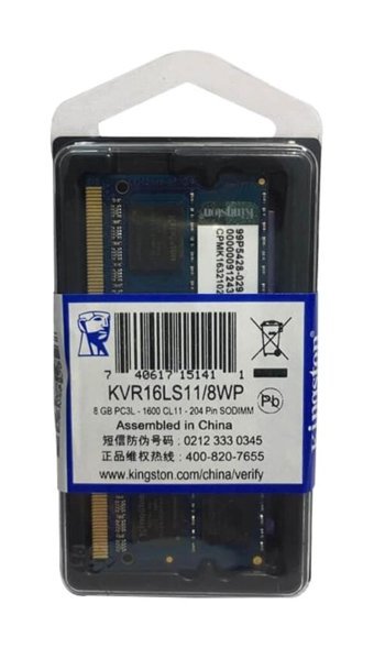 Oem KVR16LS11/8 8 GB DDR3 1x8 1600 MHz Ram