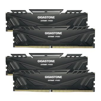 Gigastone GAME Pro 32 GB DDR4 4x8 3200 MHz Ram Siyah