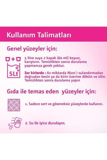 Marc Floral Kokulu Yüzey Temizleyici 2x2.5 lt