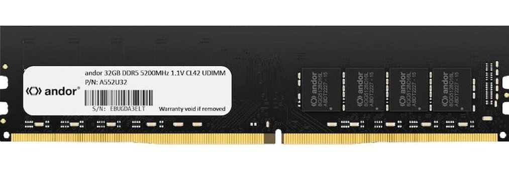 Andor A552U32 32 GB DDR5 1x32 5200 MHz Ram
