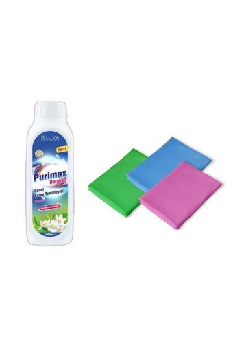 Silva Mikrofiber 3'lü Cam Bezi Yüzey Temizleyici 1 lt