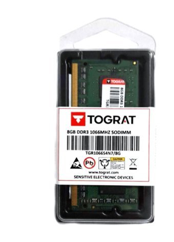 Oem TOGRAT 8 GB DDR3 1x8 1066 MHz Ram