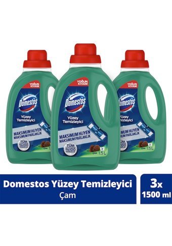 Domestos Çam Kokulu Yüzey Temizleyici 3x1.5 lt