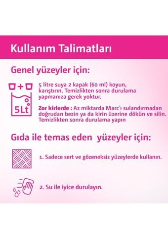 Marc Floral Kokulu Yüzey Temizleyici 4x900 ml