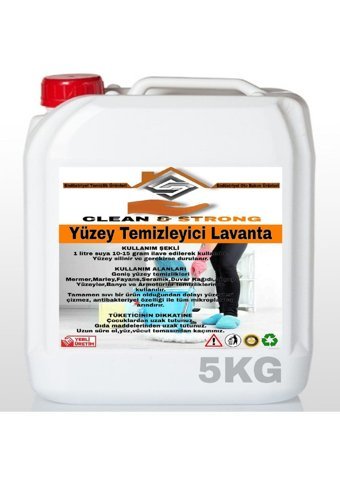 Clean & Strong Lavanta Kokulu Yüzey Temizleyici 5 kg