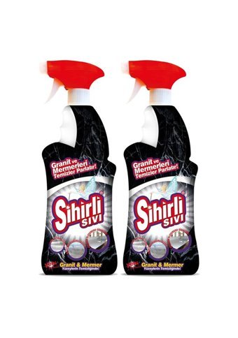 Sihirli Sıvı Mermer & Granit Yüzey Temizleyici 2x750 ml