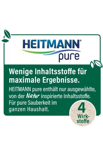 Heitmann Pure Güçlü Çok Amaçlı Sirke ve Portakal Özlü Yüzey Temizleyici 500 ml