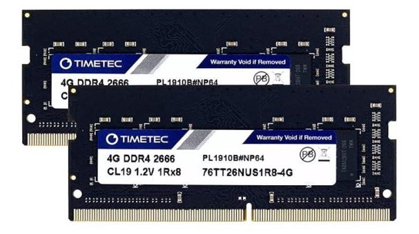 Timetec 8 GB DDR4 2x4 2666 MHz Ram