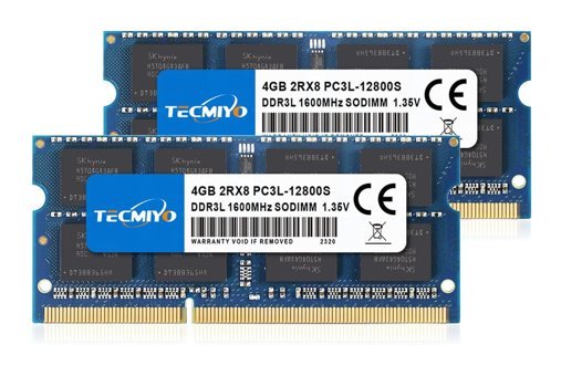 TECMIYO 8 GB DDR3 2x4 1600 MHz Ram