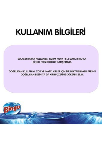 Bingo Ferah Evim Yüzey Temizleyici 4x2.5 lt