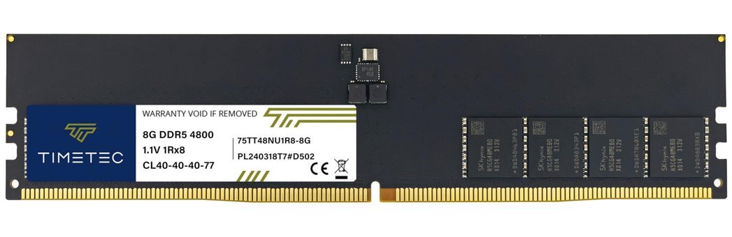 Timetec 8 GB DDR5 1x8 4800 MHz Ram Siyah