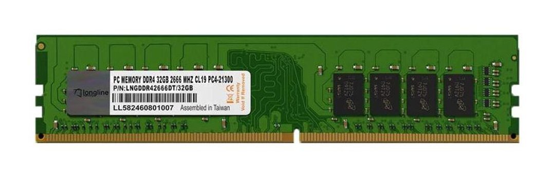 Longline LNGDDR42666DT 32 GB DDR4 1x32 2666 MHz Ram