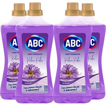 Abc Mor Çiçekler Kokulu Yüzey Temizleyici 4x2.5 lt