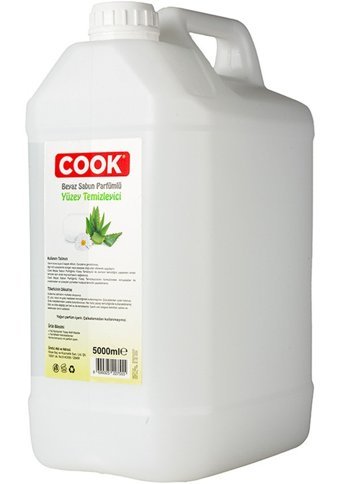 Cook Beyaz Sabun Kokulu Tampa Kokulu Parfümlü Yüzey Temizleyici 5 lt
