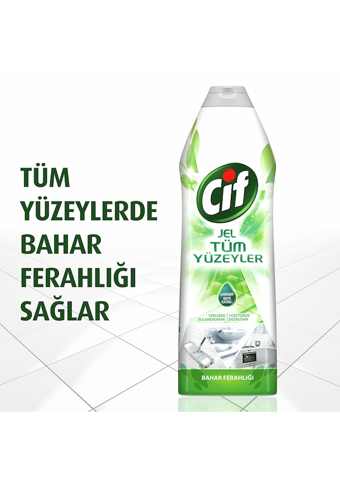 Cif Jel Bahar Ferahlığı Kokulu Yüzey Temizleyici 3x1.5 lt