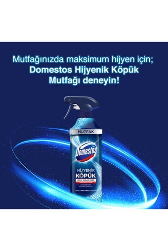 Domestos Çam Kokulu Yüzey Temizleyici 1.5 lt + Dağ Esintisi Çamaşır Suyu 750 ml + Hijyenik Köpük Banyo Muftak 450 ml