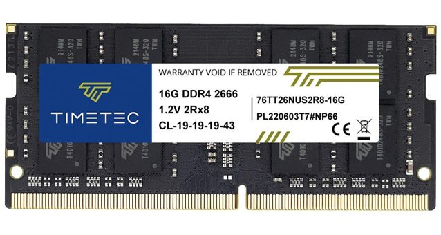 Timetec Hynix 16 GB DDR4 1x16 2666 MHz Ram