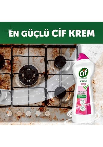 Cif Krem Freyza ve Müge Çiçeği Kokulu Yüzey Temizleyici 4x750 ml