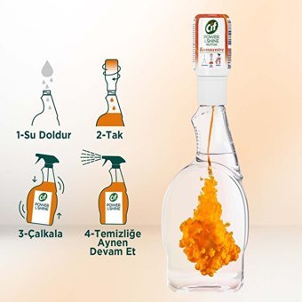 Cif Power & Shine Mutfak Konsantre Yüzey Temizleyici 70 ml