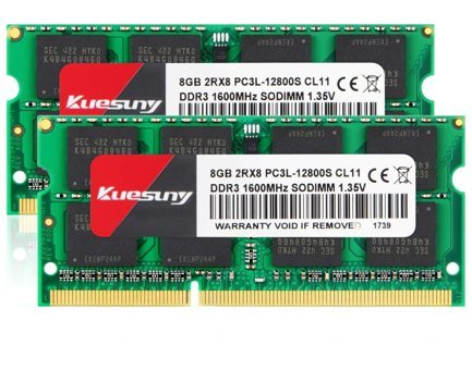 Kuesuny 16 GB DDR3 2x8 1600 MHz Ram Yeşil